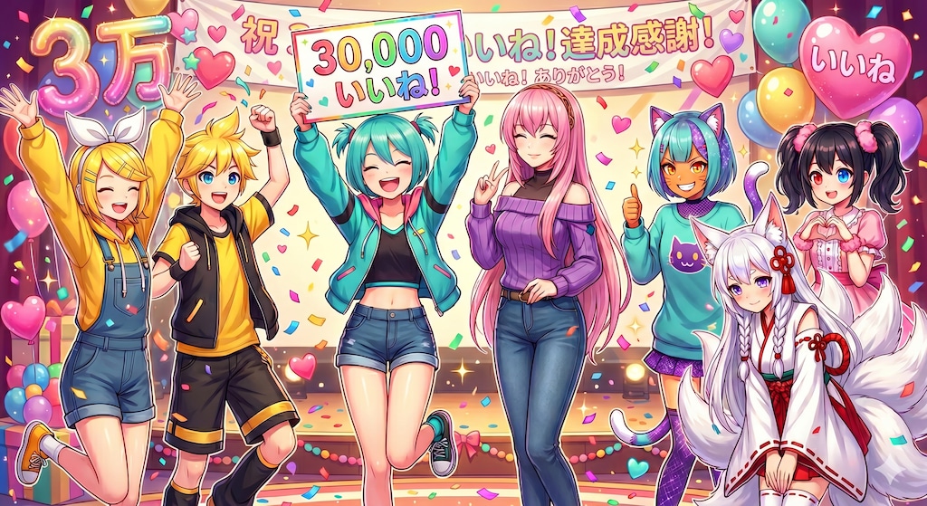 ３００００もいいね ありがとうございます！