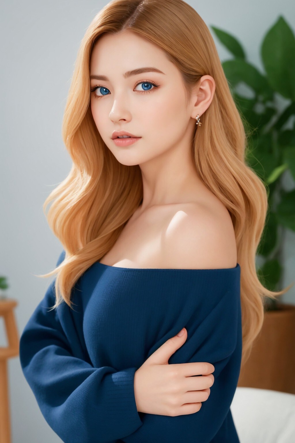 金髪お姉さん