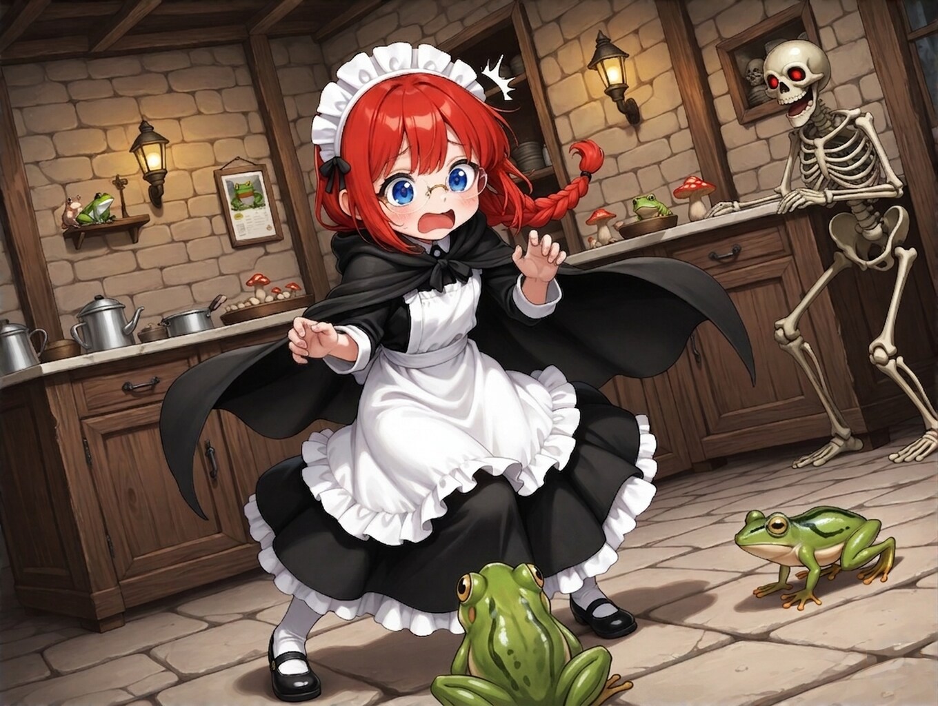 今度はカエルだ田中ちゃん | の人気AIイラスト・グラビア