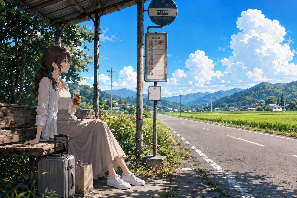 バスを待つ時間