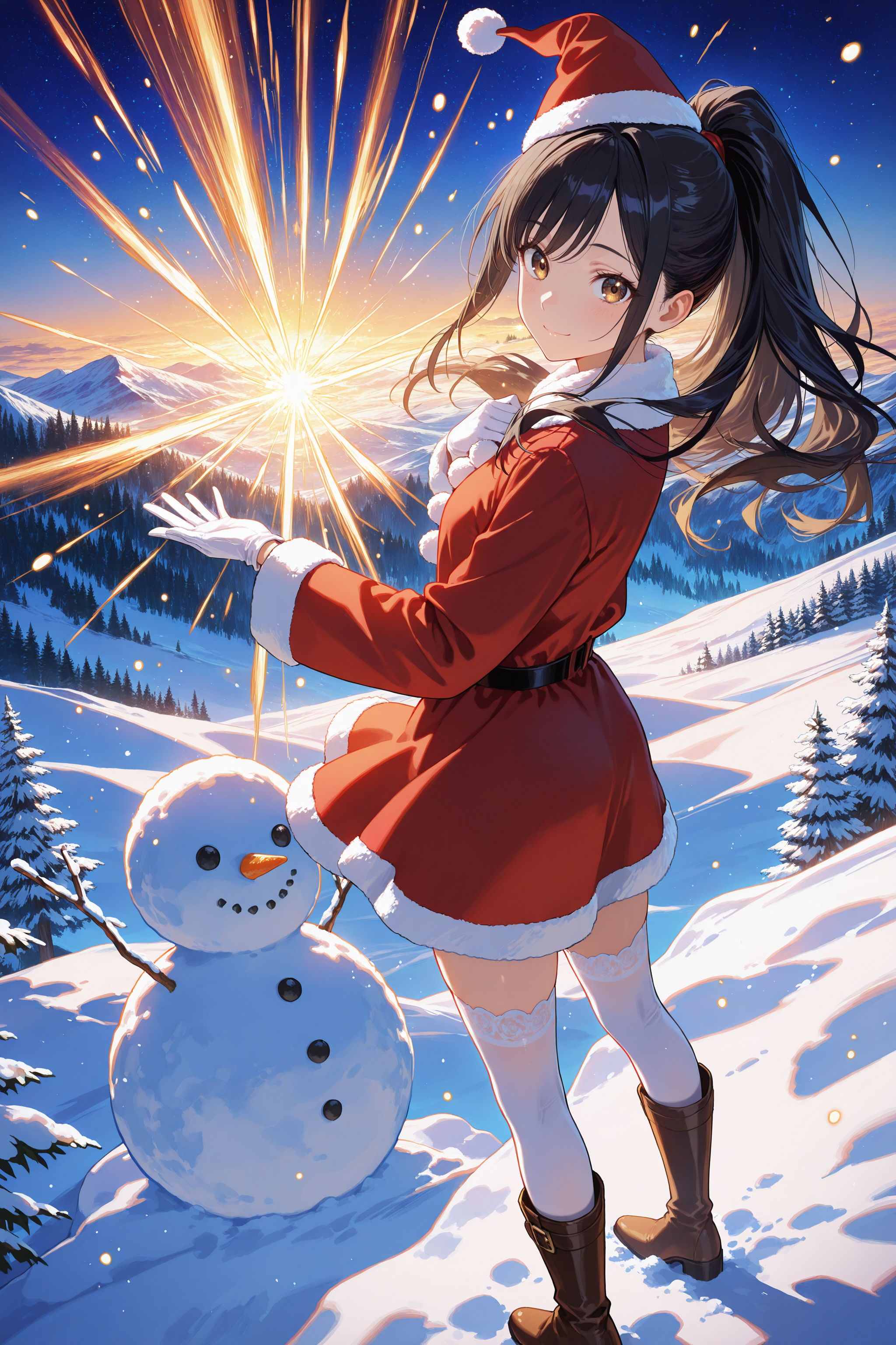 異世界の女神さま（アマテラスさん）クリスマス