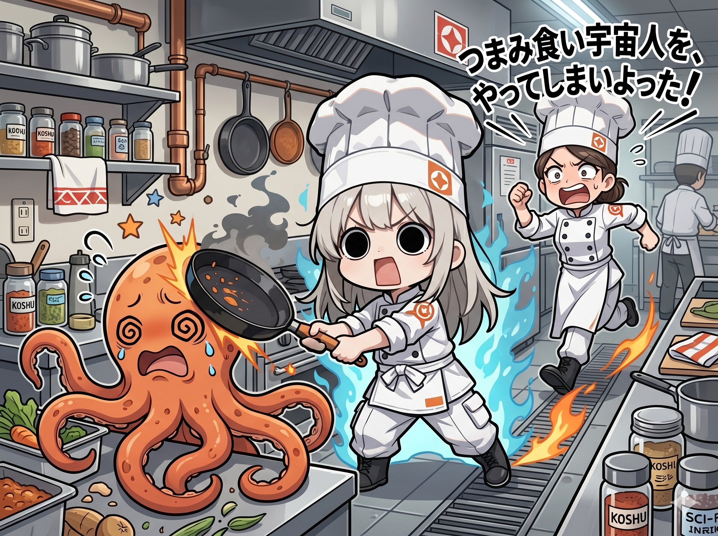 つまみ食い宇宙人をやってしまいよったえらいこっちゃ嬢