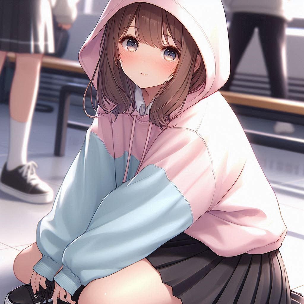 萌え袖(DALL-E)(4)