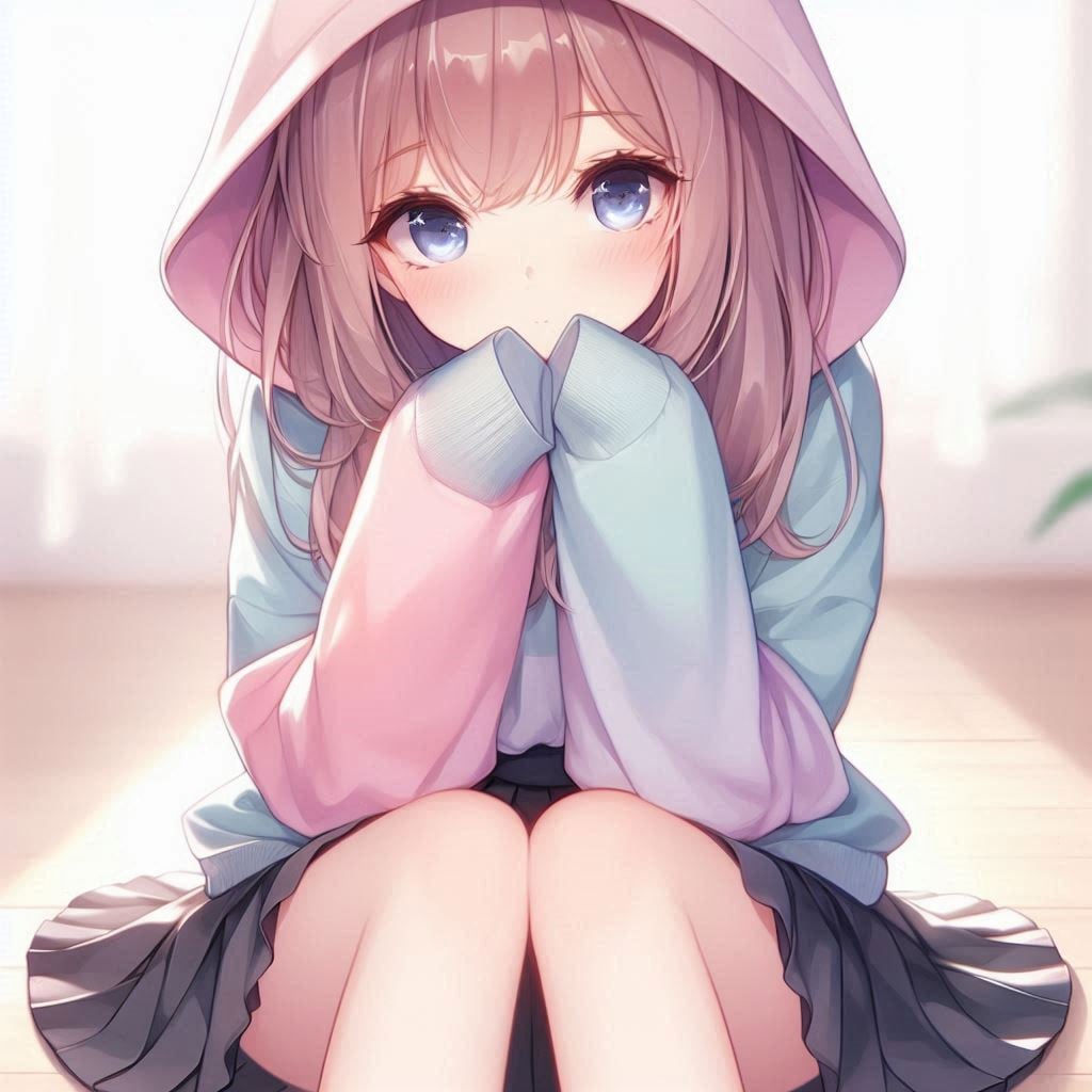 萌え袖(DALL-E)(4)