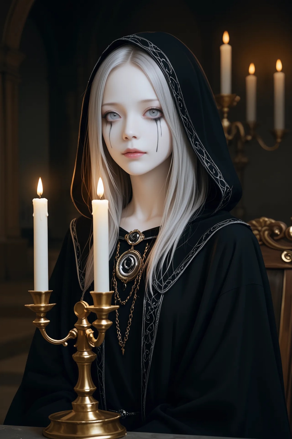 メイク崩壊ローブお姉さん