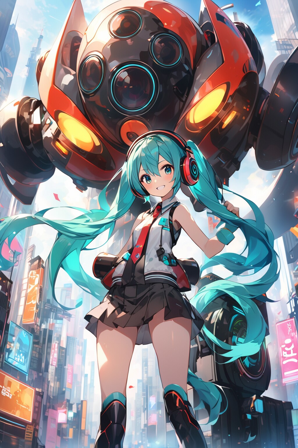 未来都市2 | の人気AIイラスト・グラビア