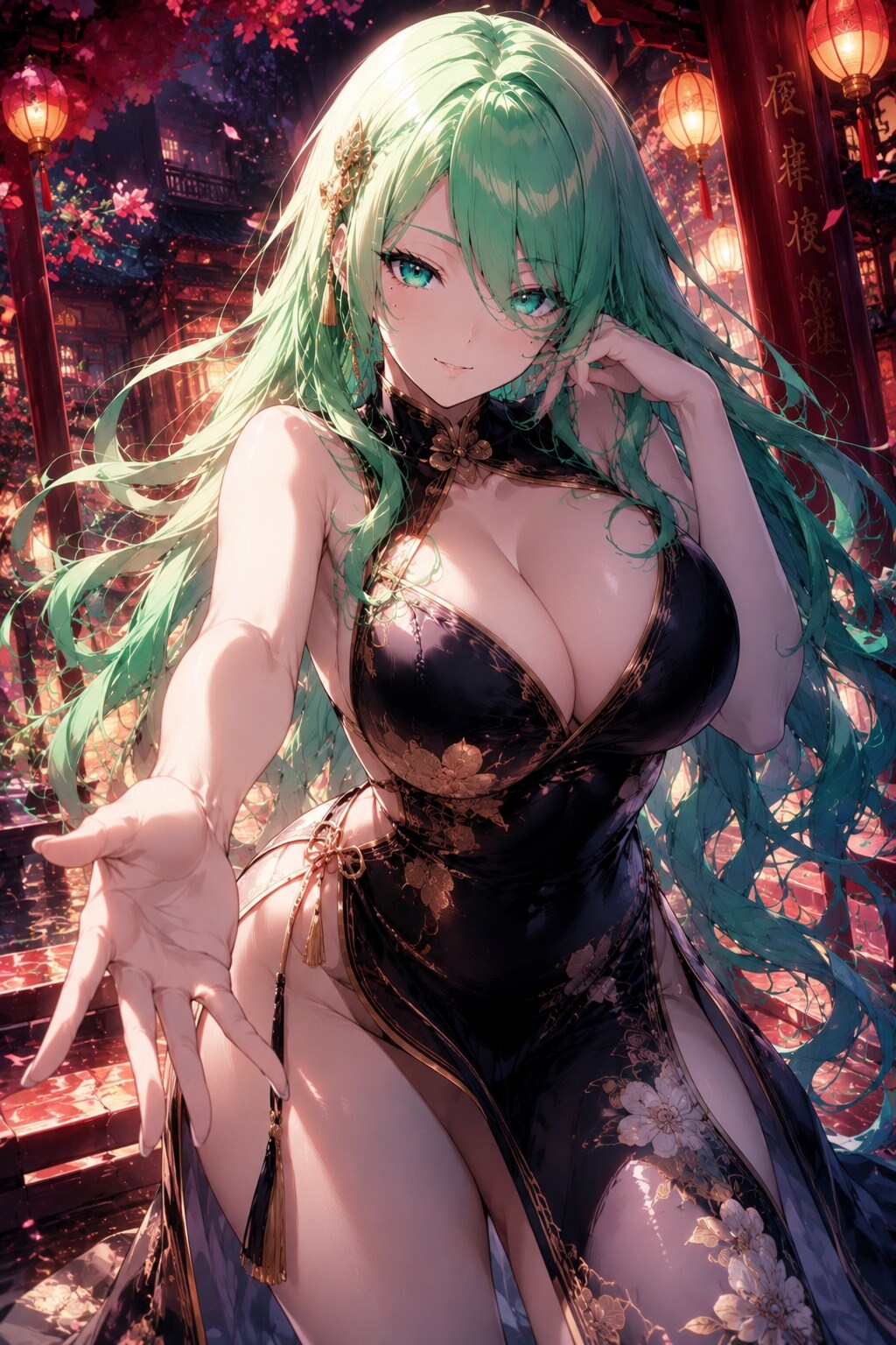 妖艶チャイナ服