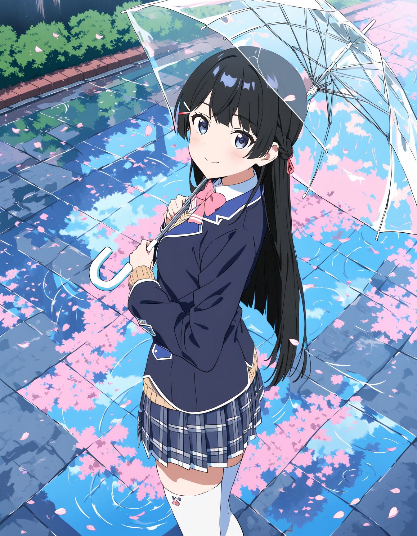 雨上がりの虹 - 月ノ美兎 / にじさんじ | の人気AIイラスト・グラビア