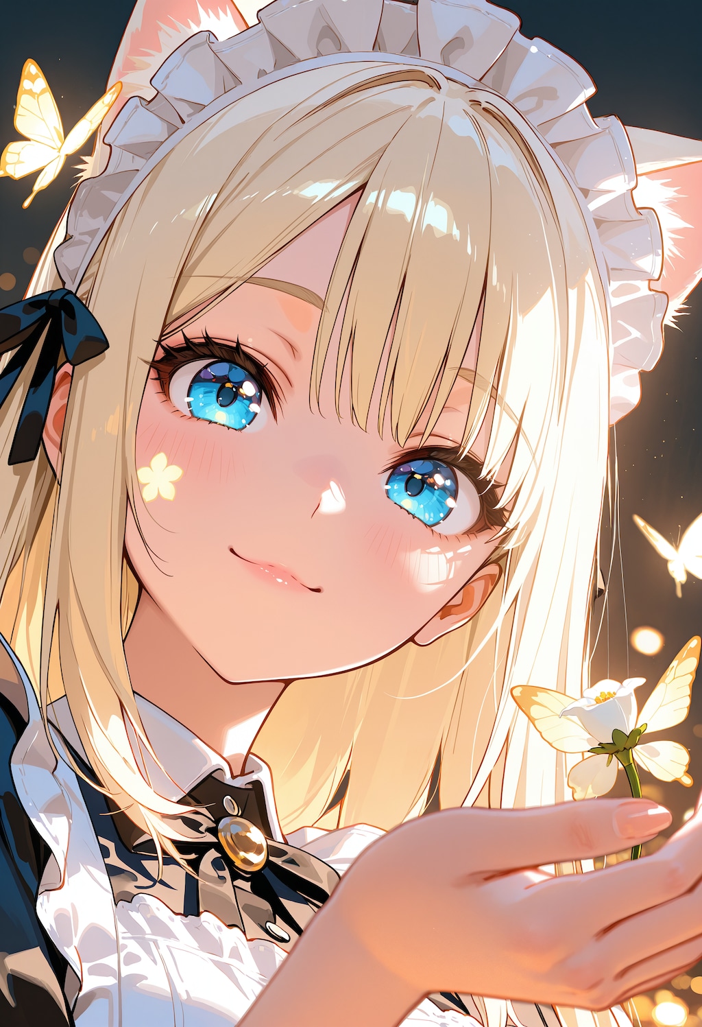 お花とルミナ