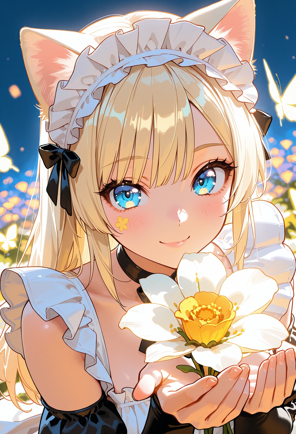 お花とルミナ