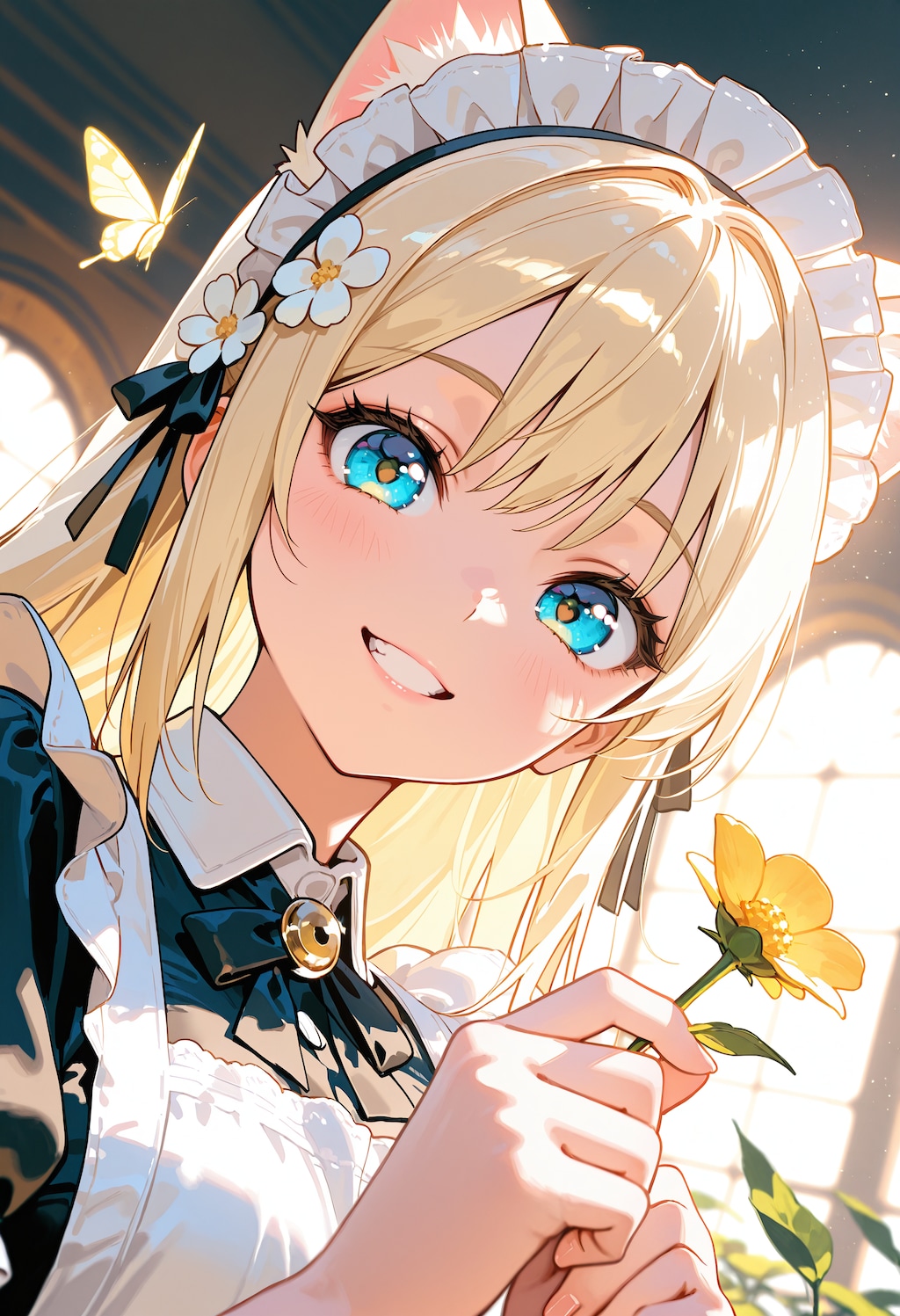お花とルミナ