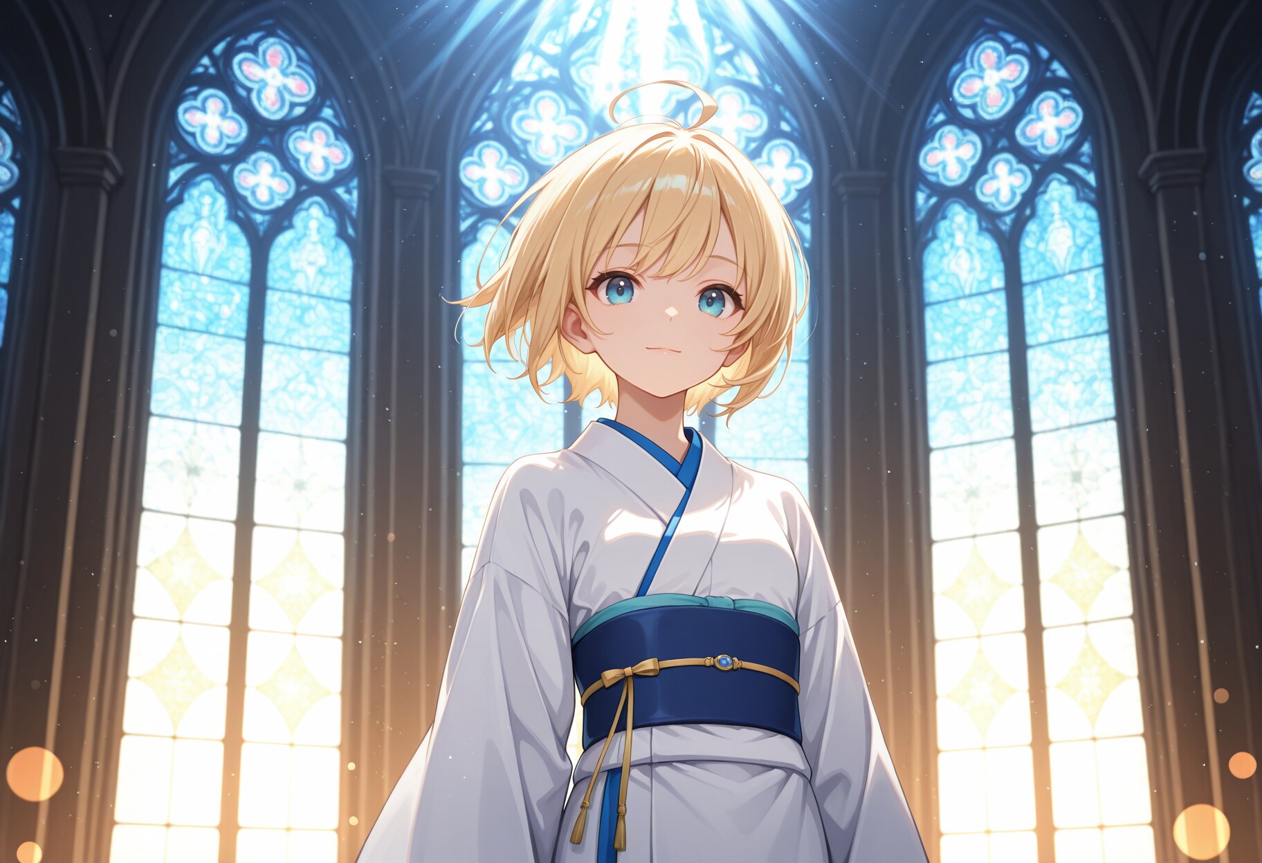 教会と着物とシスターさん | の人気AIイラスト・グラビア