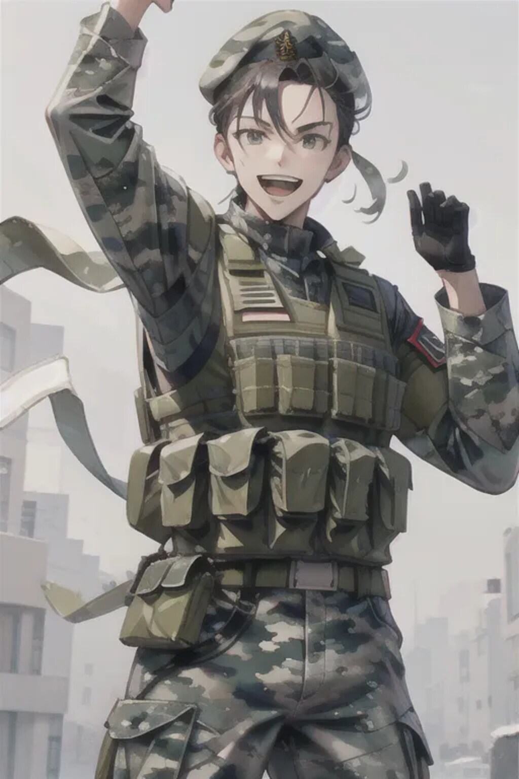 抵抗軍の青年