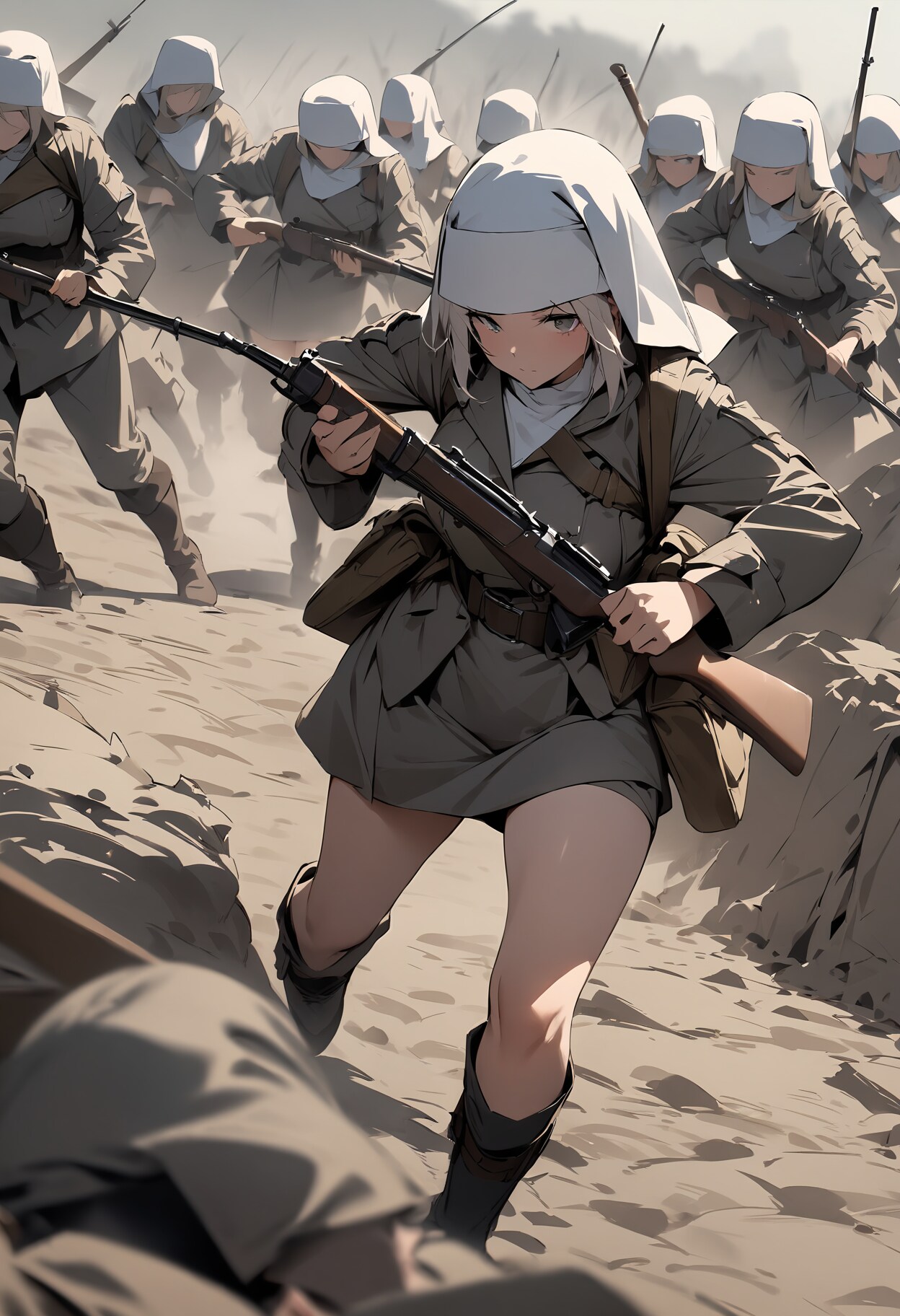 最後の突撃 | の人気AIイラスト・グラビア