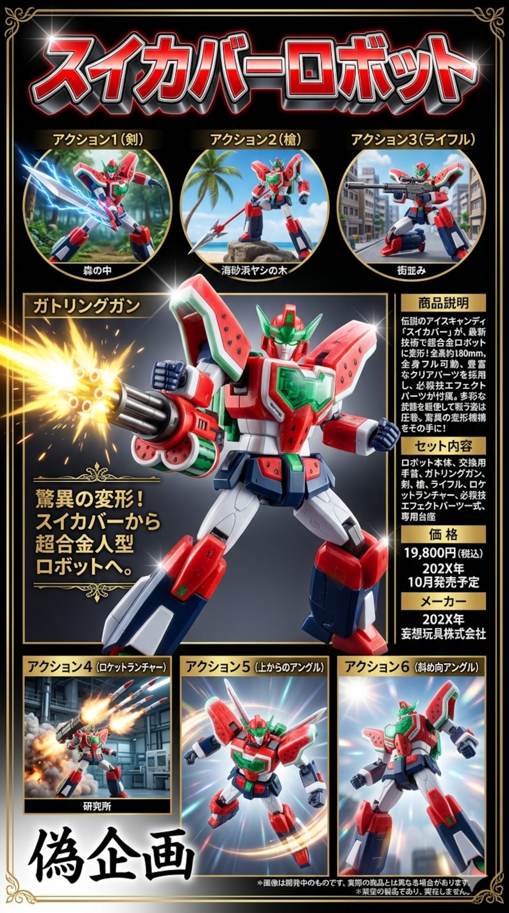 スイカバーロボット