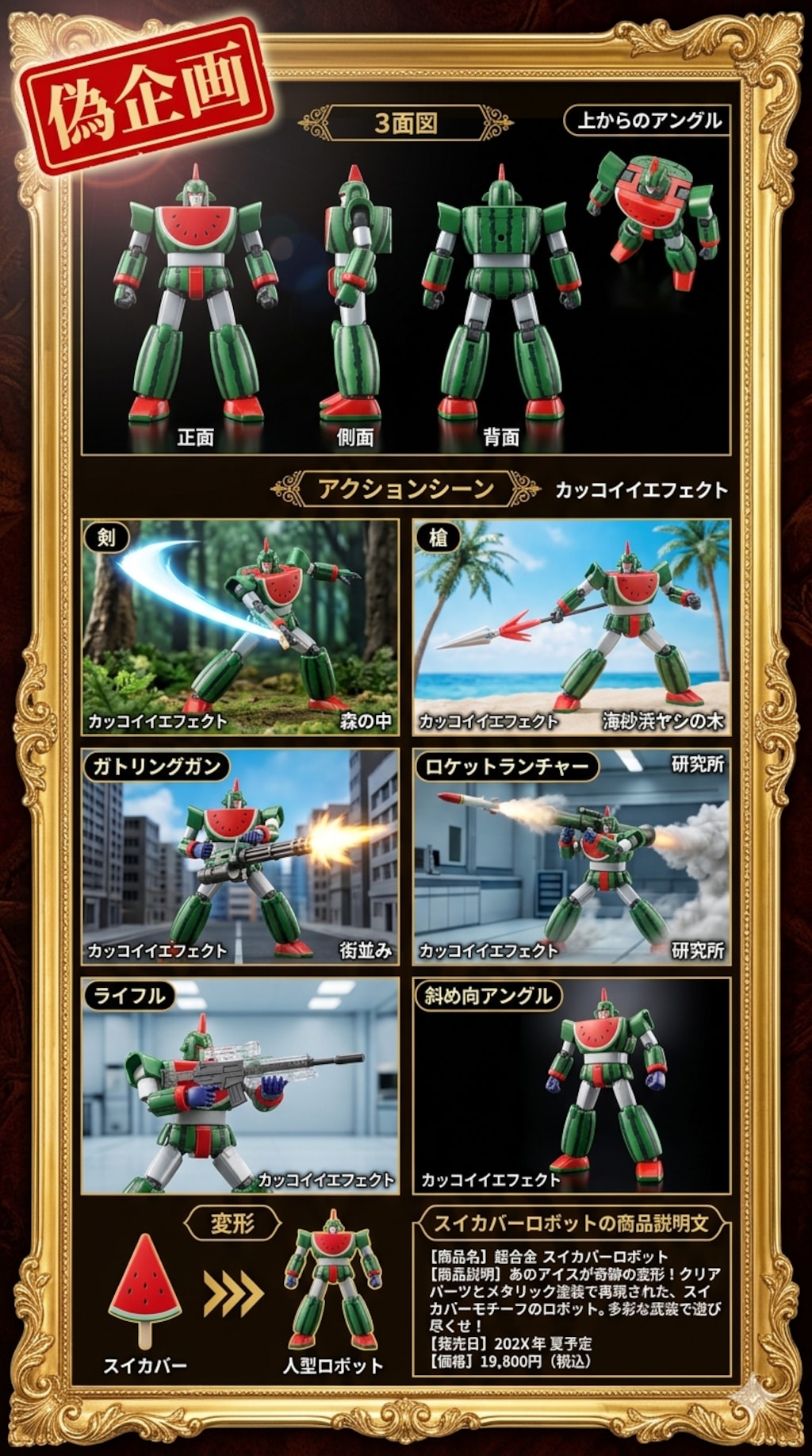 スイカバーロボット