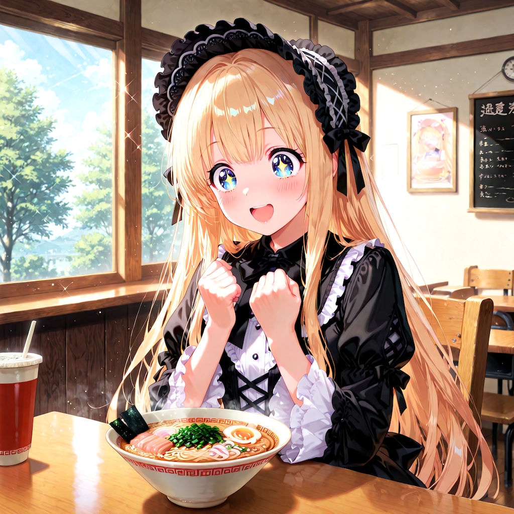 ゴスロリさんとラーメン