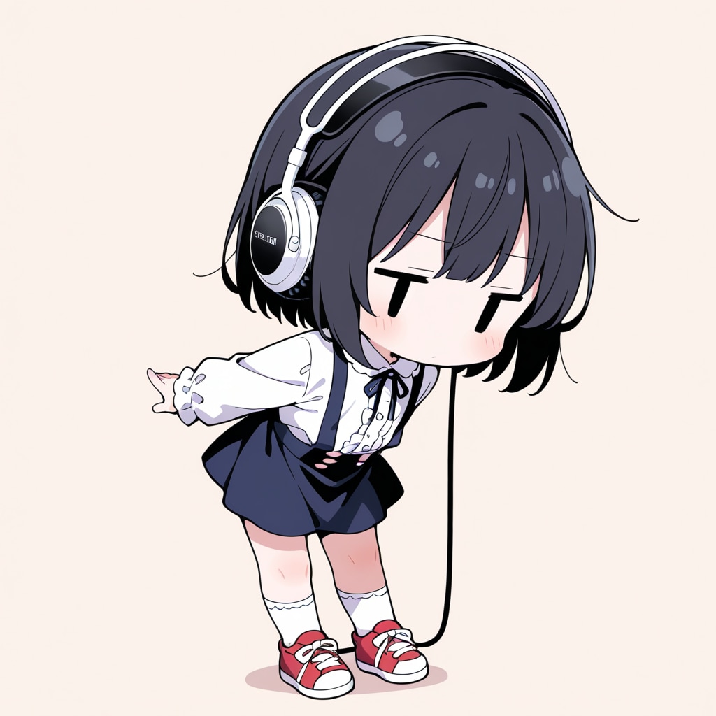 ヘッドホンをつけてみる