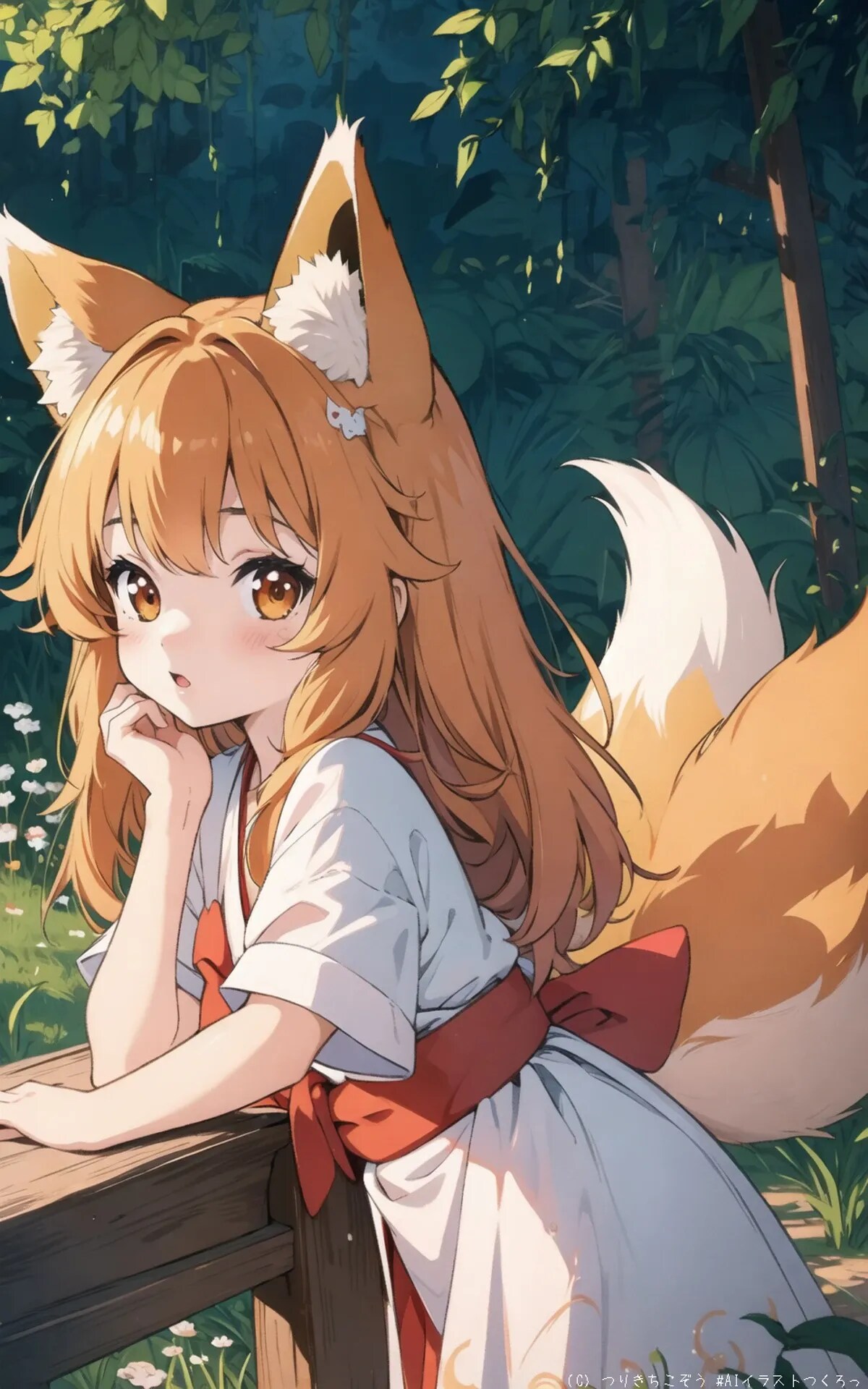 かわいい赤狐の茜音さん