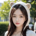 クマの着ぐるみ着てみたよ♡ 9枚目