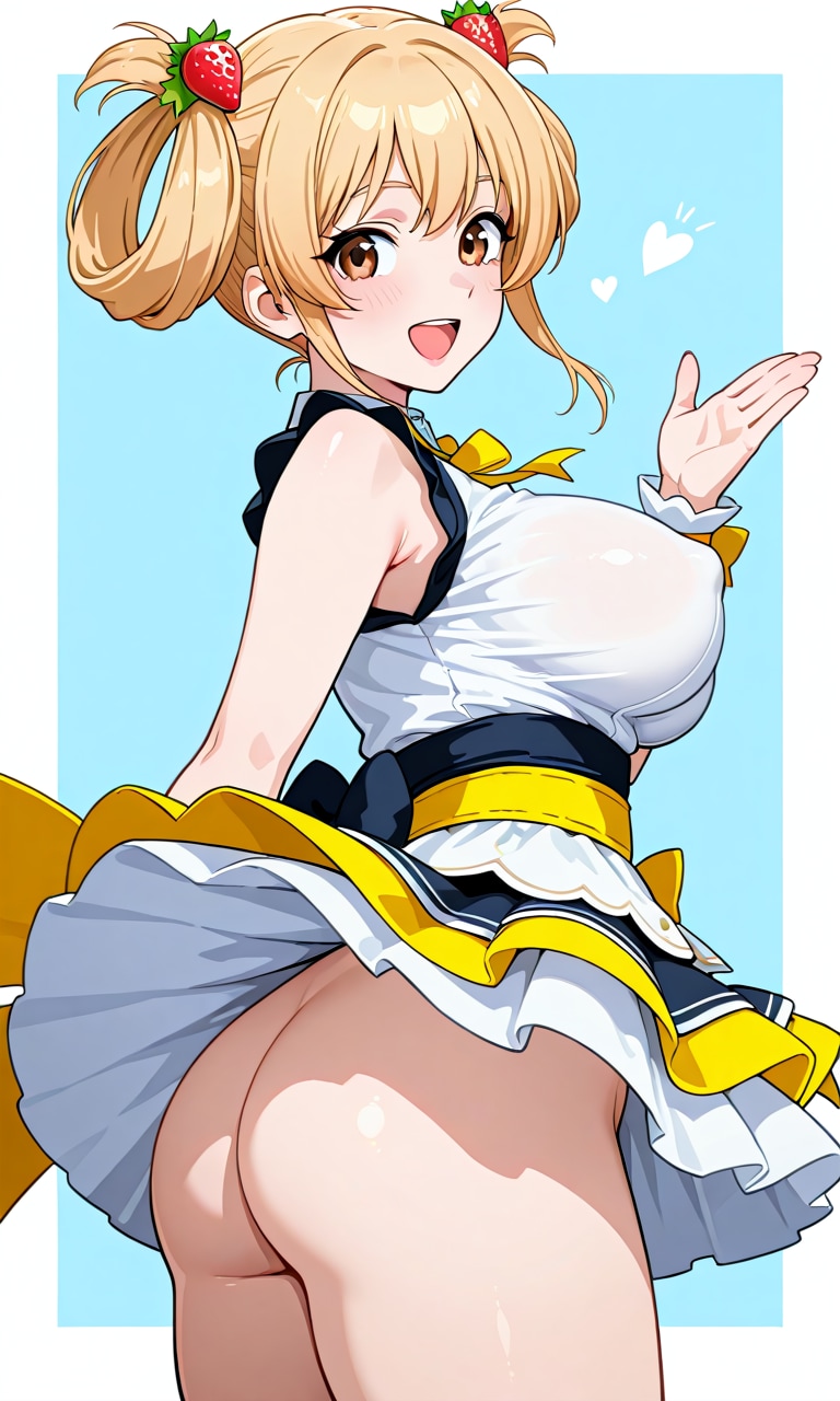 ノーパンアイドルの万里奈ちゃん