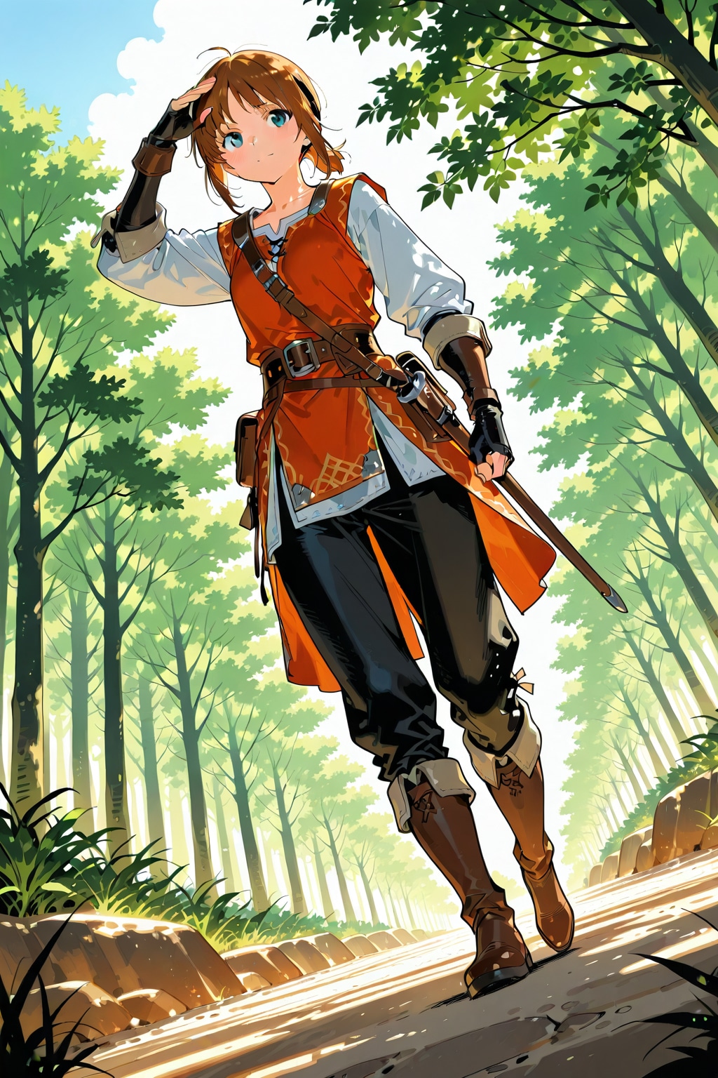 美少女冒険者 | の人気AIイラスト・グラビア