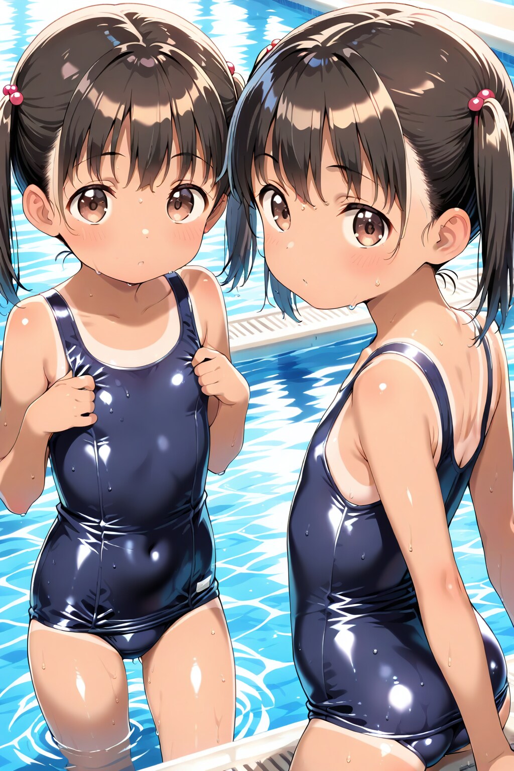 スク水美少女たち