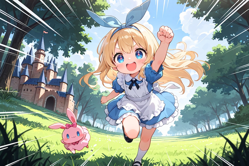 アリスはにげだした！