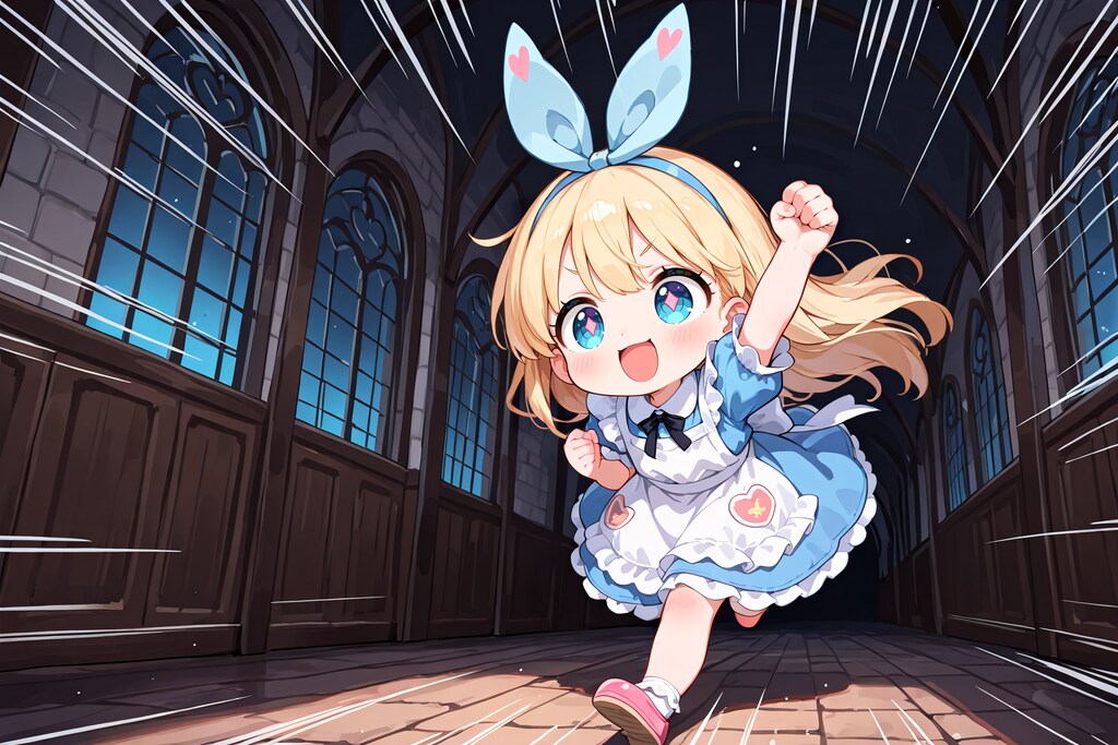 アリスはにげだした！