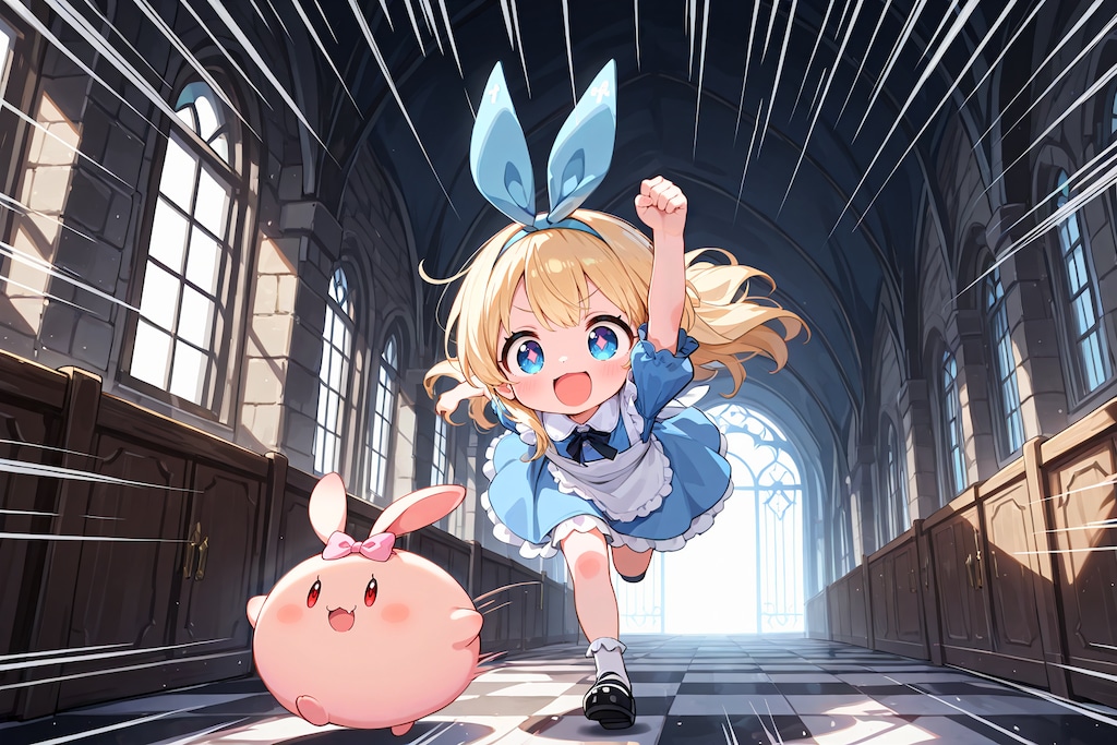 アリスはにげだした！