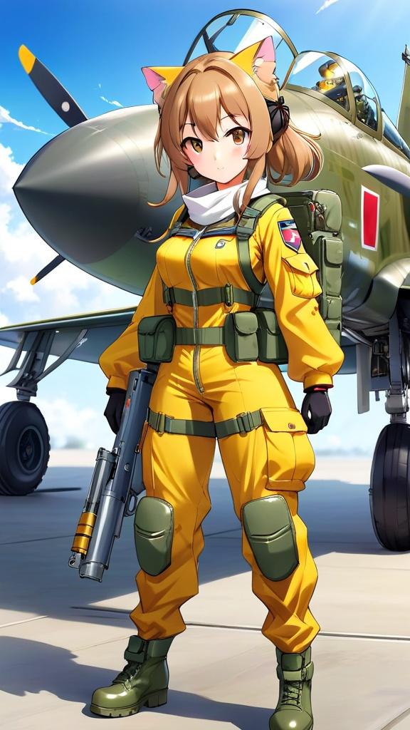 戦闘機の　擬人化っぽいやつ | の人気AIイラスト・グラビア