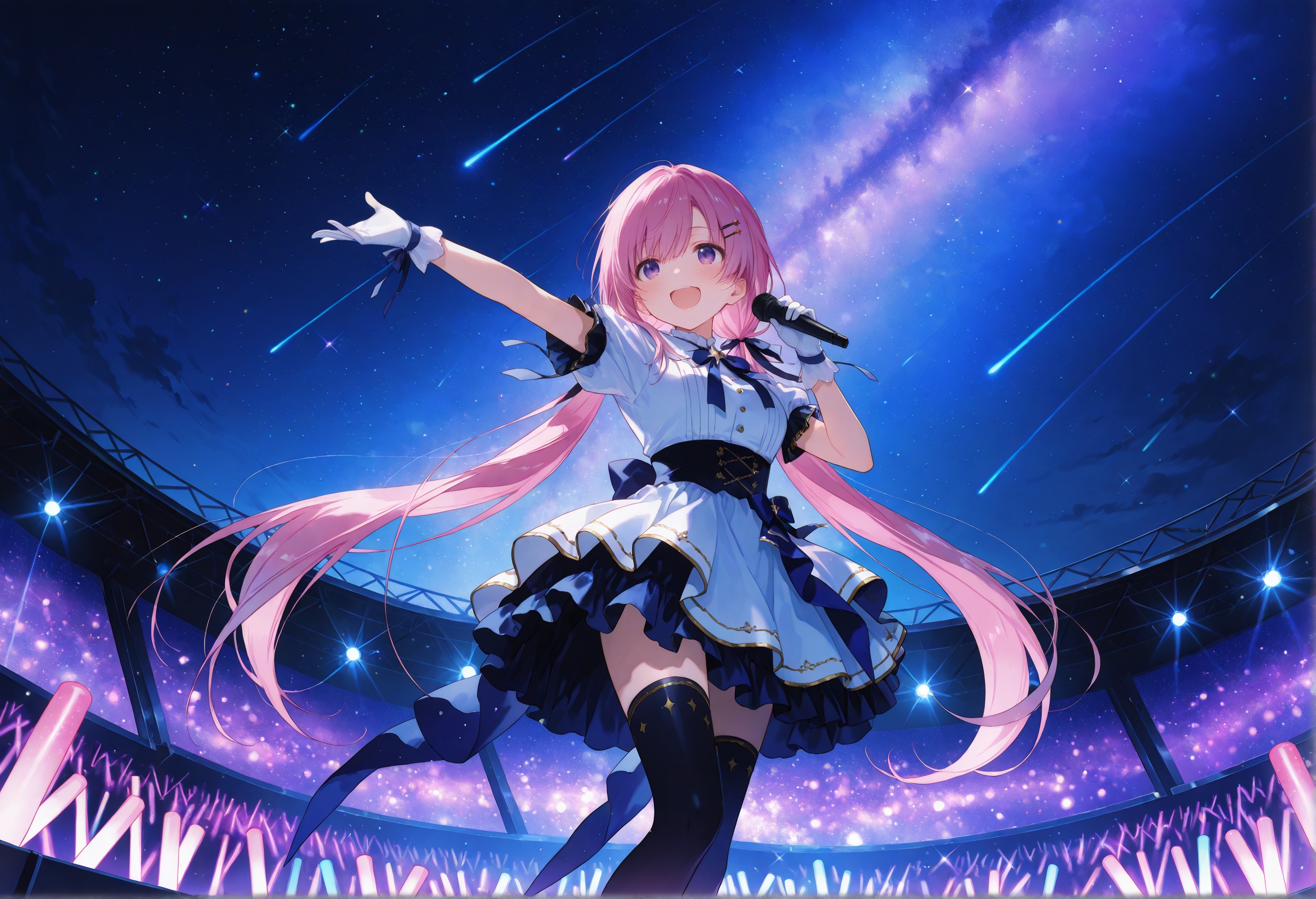 星降る夜のステージ
