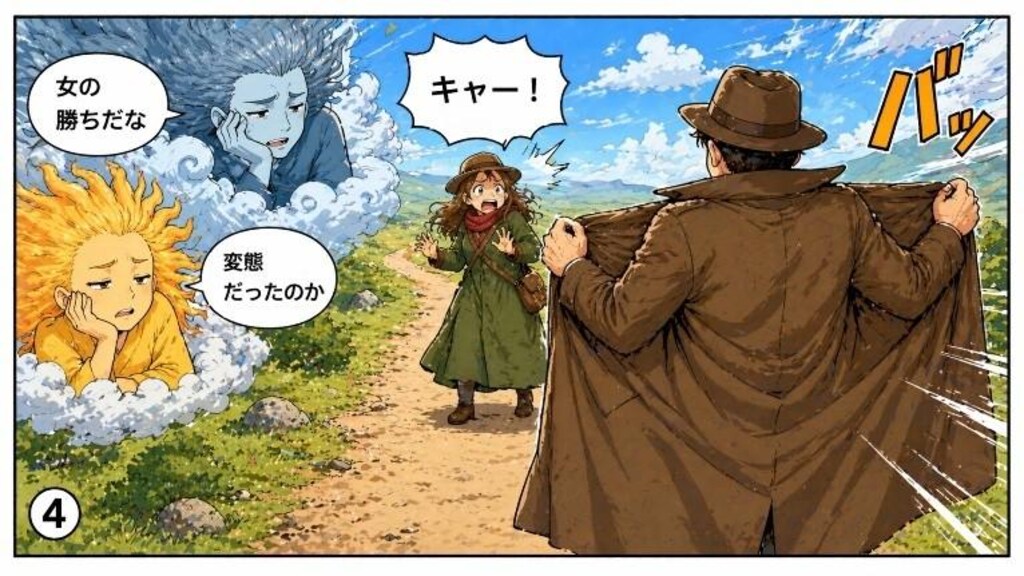 北風と太陽