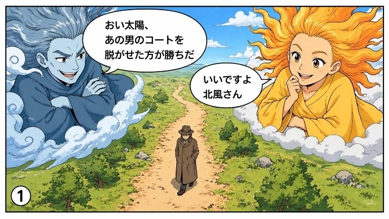 北風と太陽