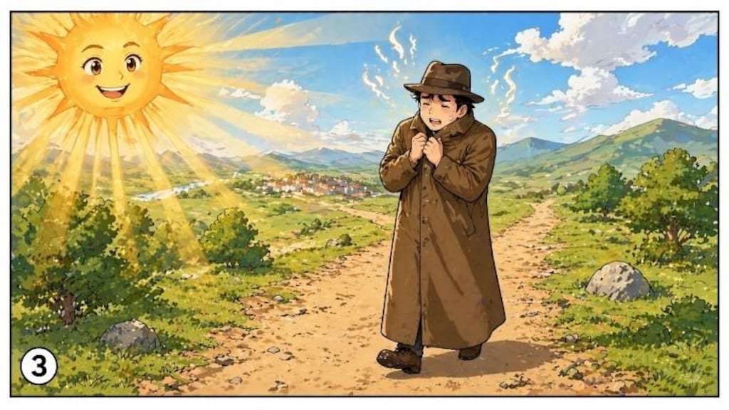 北風と太陽