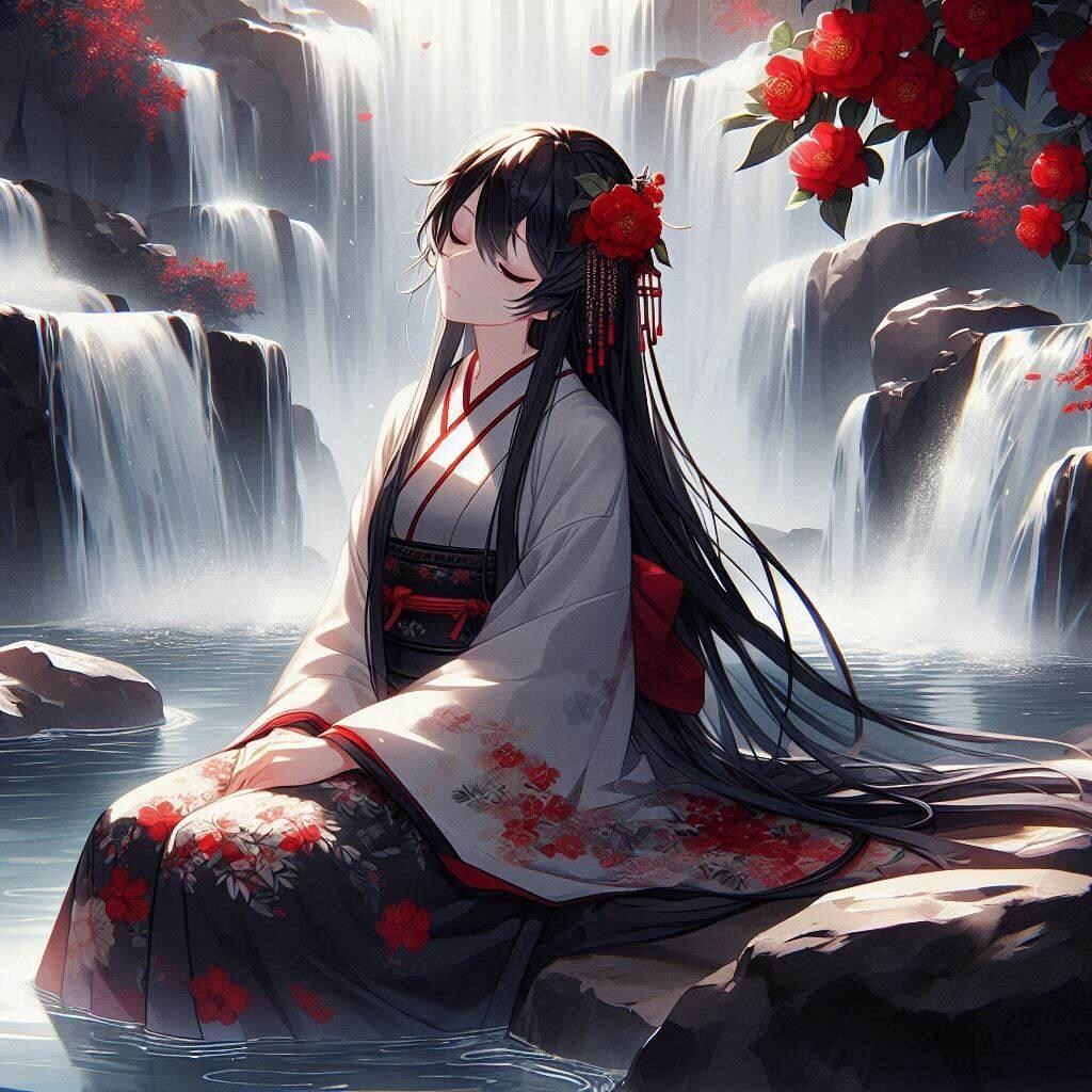 黒髪の女侍さん２３６