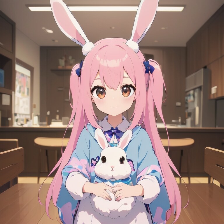 どっちのウサギと遊ぶ？
