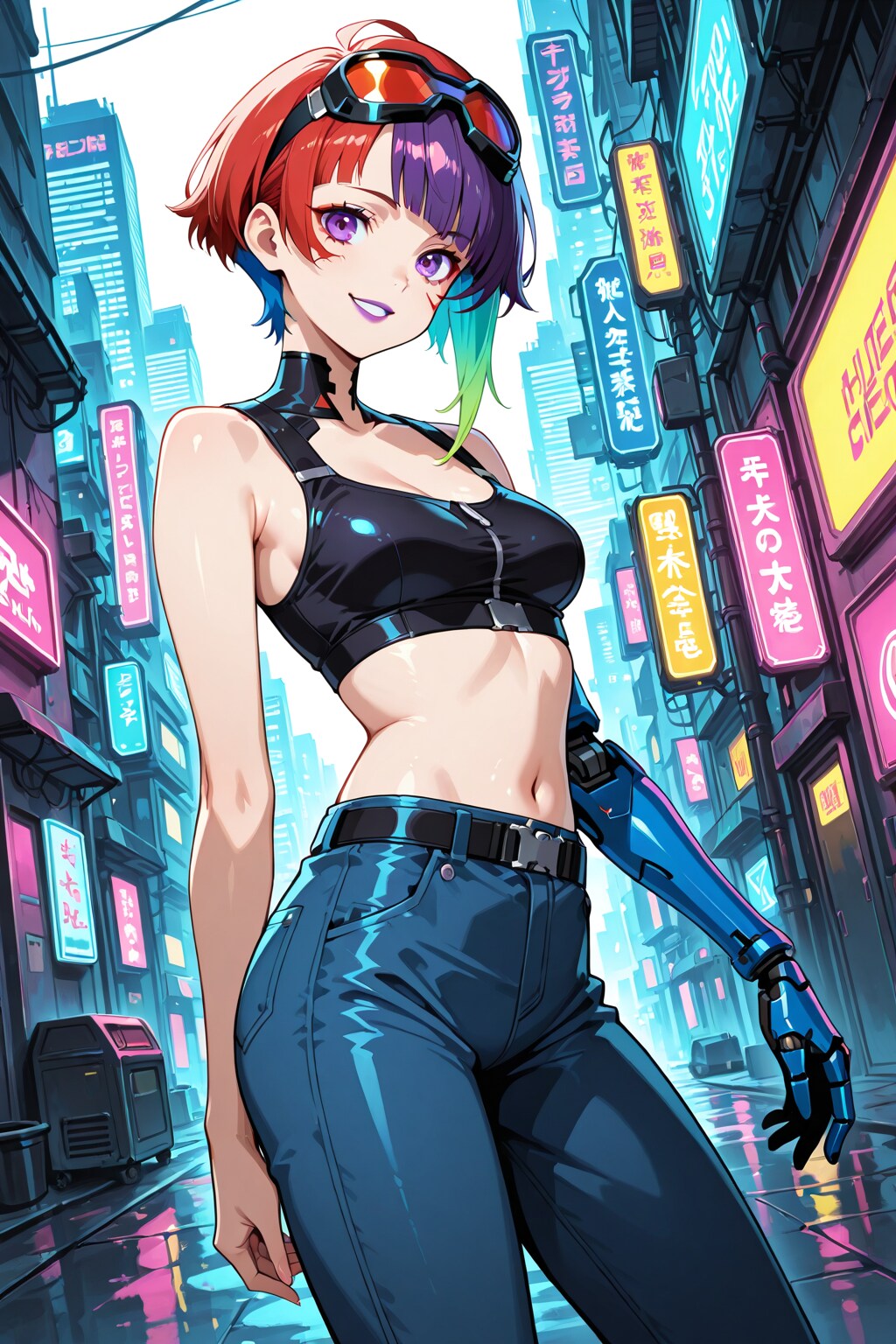 サイバーパンクな街　その４