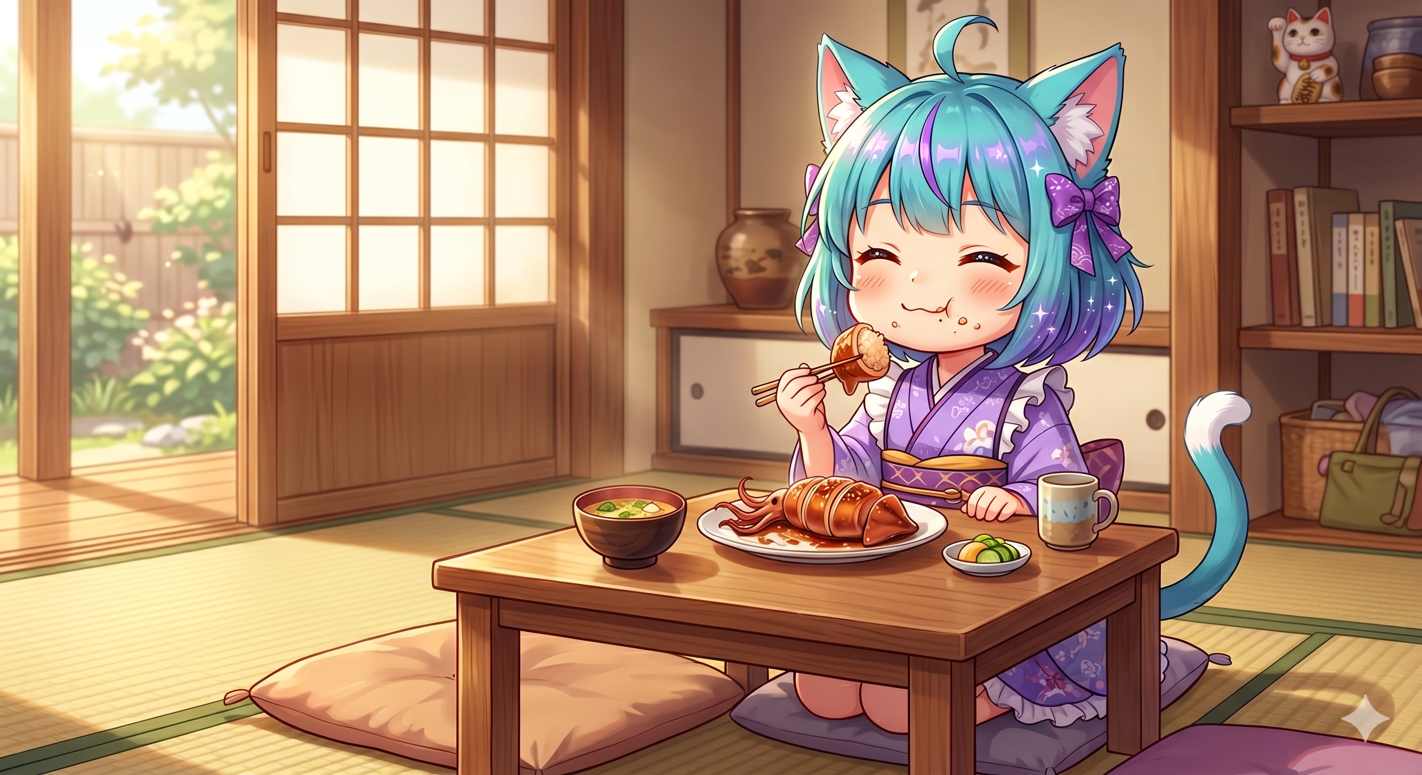今日のお昼はイカめしです🦑