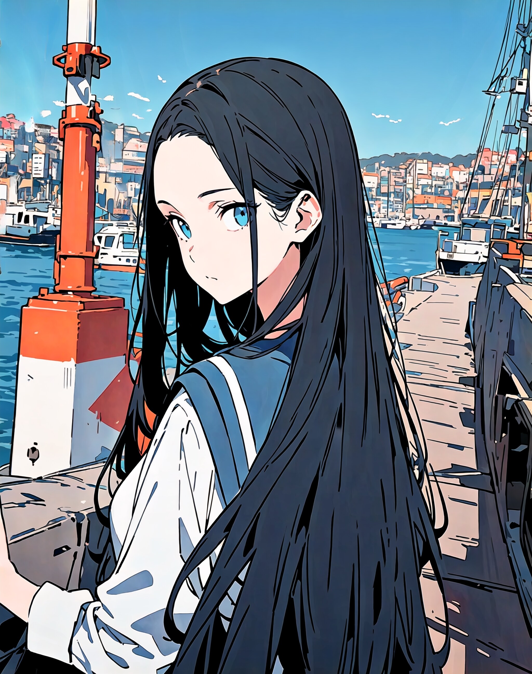 黒髪セーラー | の人気AIイラスト・グラビア