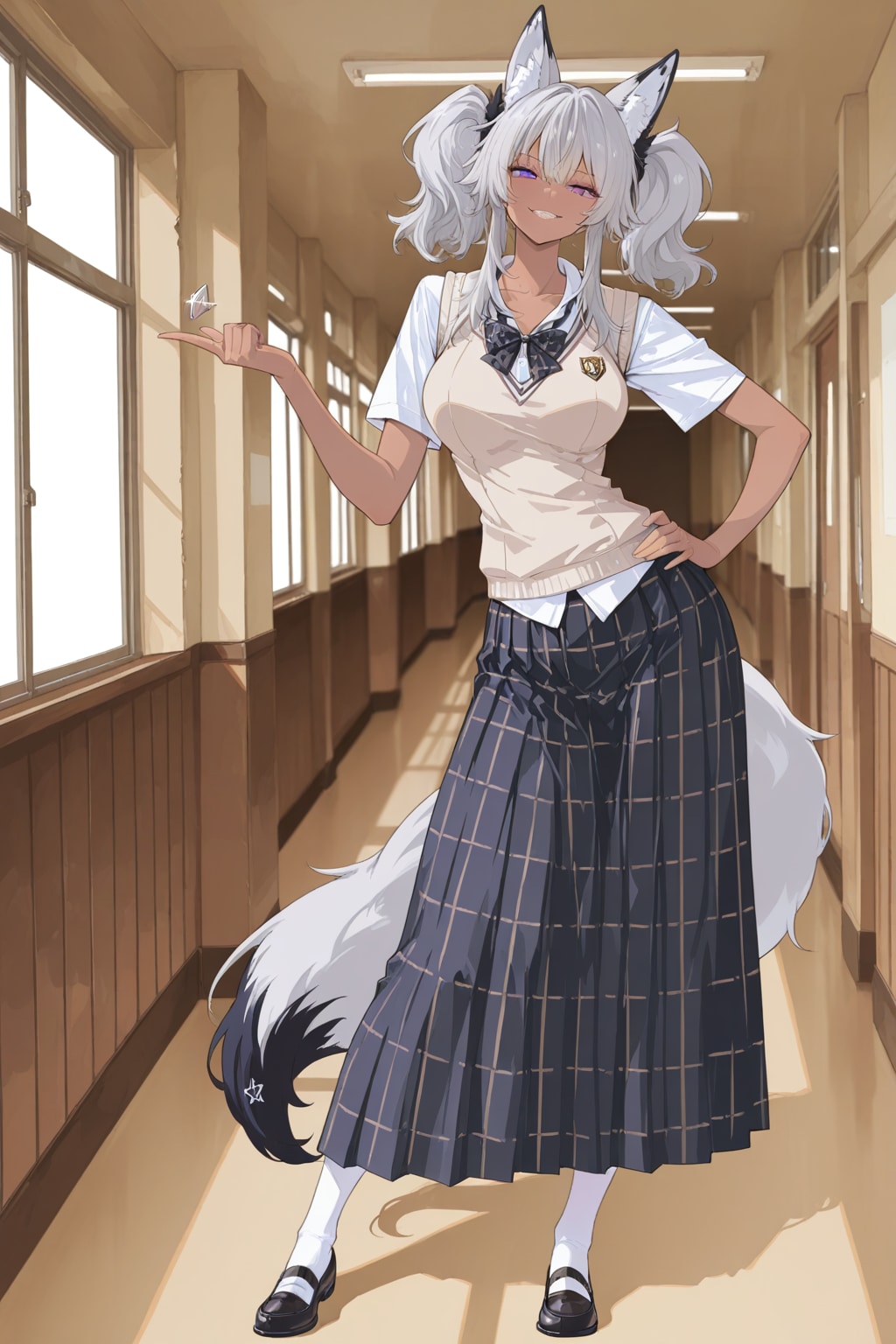 うちの娘ロングスカート