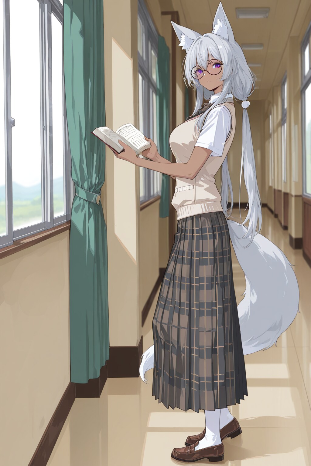 うちの娘ロングスカート