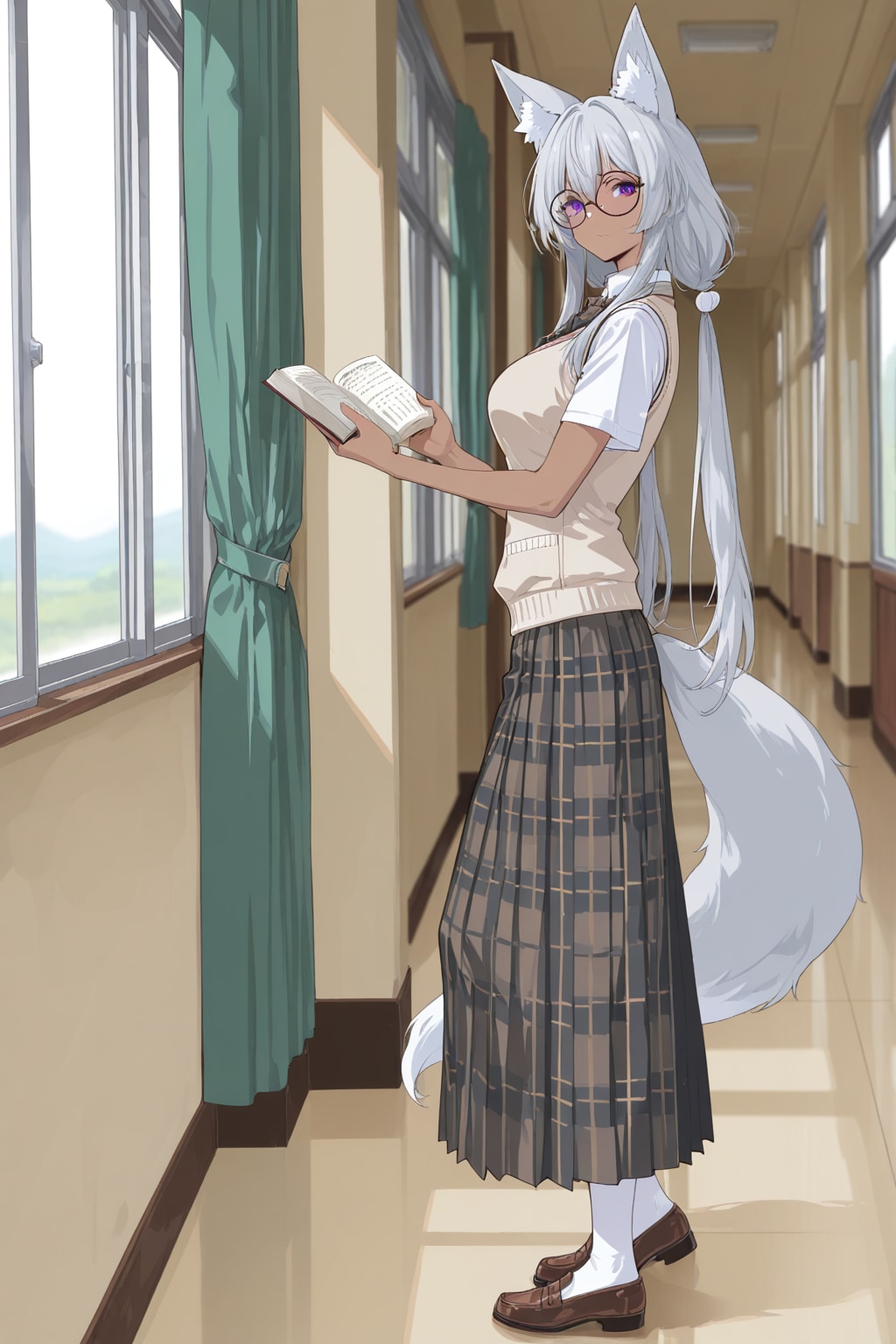 うちの娘ロングスカート