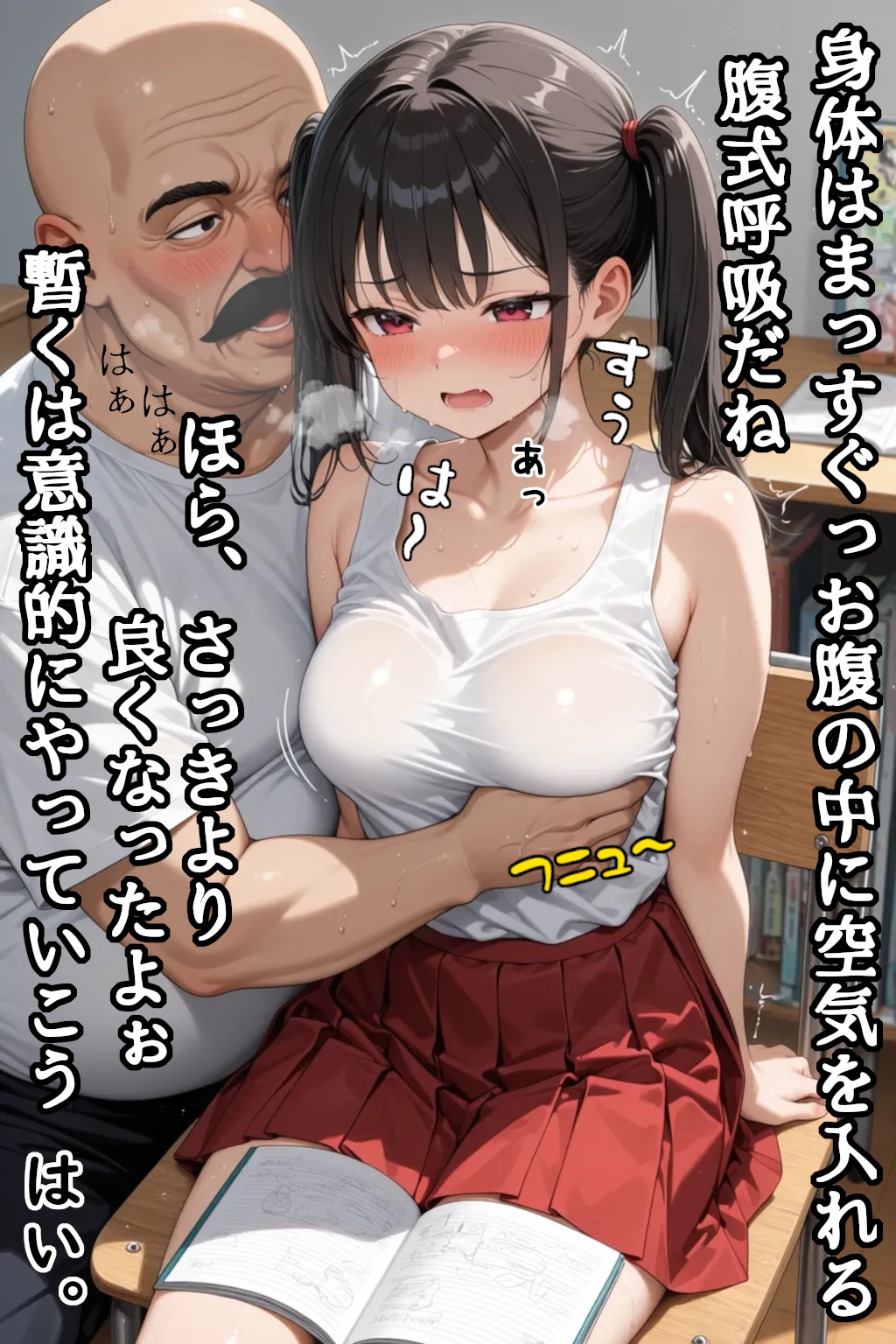 ロ〇巨乳は家庭教師のおじさんに騙されイタズラされる③