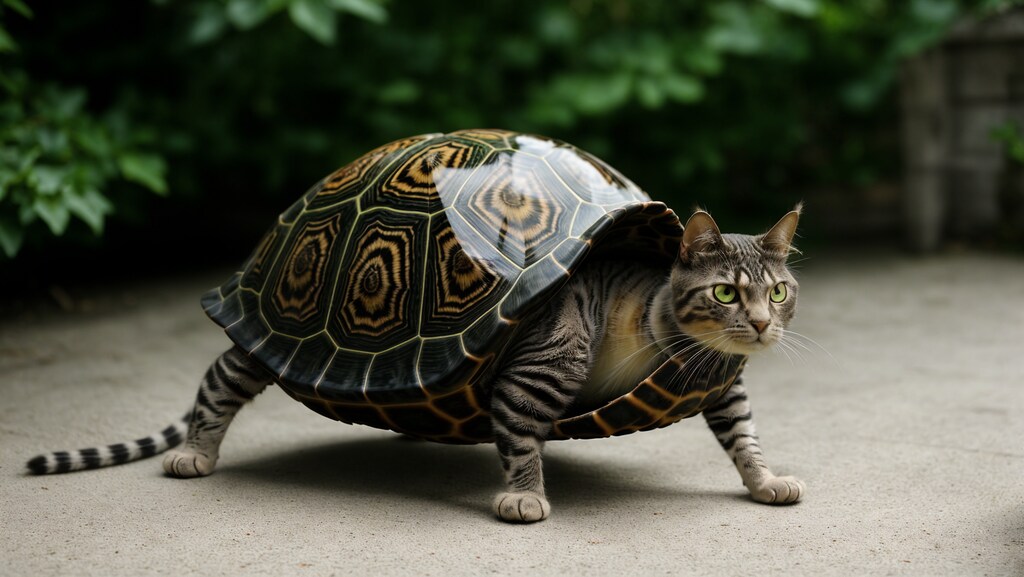 空想生物：カメネコ