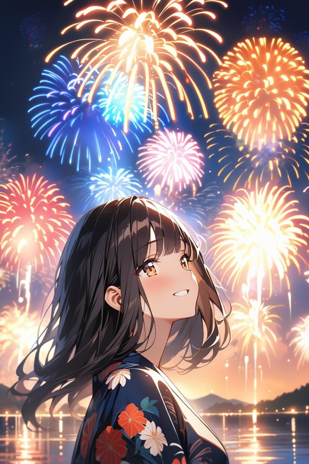 季節外れの花火大会