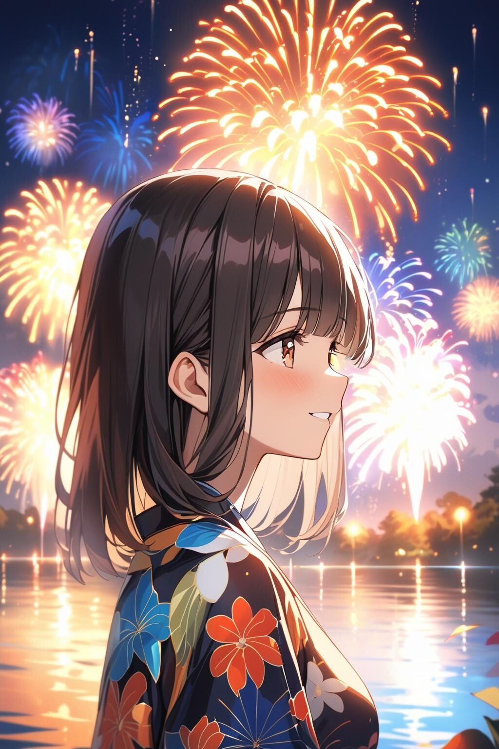 季節外れの花火大会