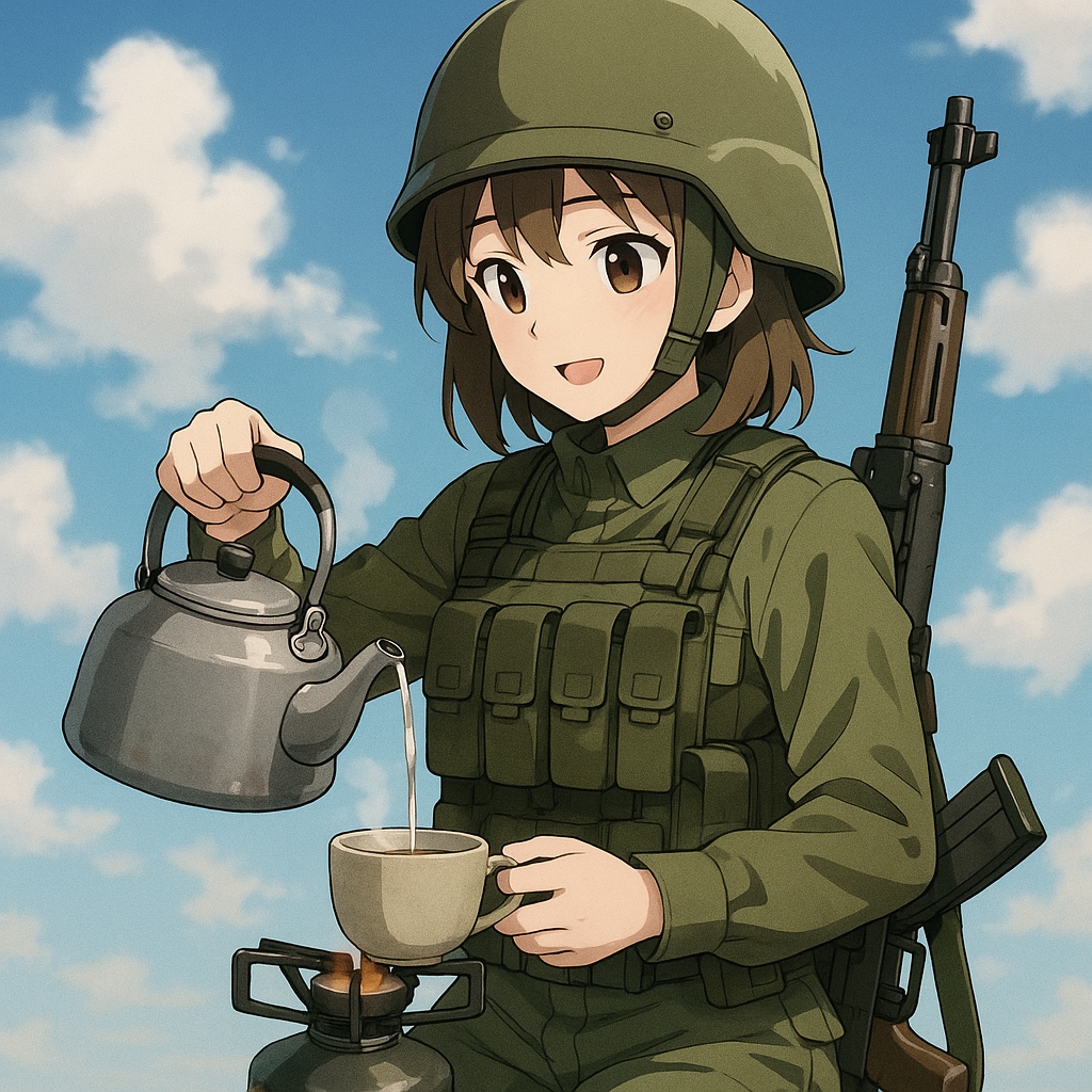 茶を沸かす兵装