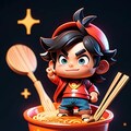 ラーメン戦士味噌ミラージュ作品集　seaartバージョン　パルプンテガチャ 10枚目