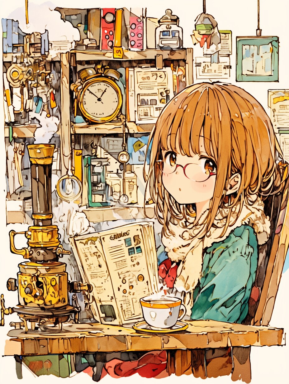 紅茶と本が私の幸せ | の人気AIイラスト・グラビア